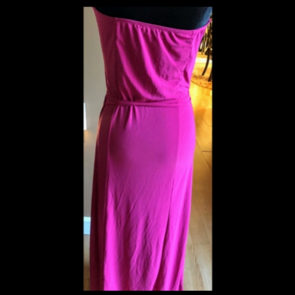 Newport News Wrap Halter Summer Dress - Picture 2 of 4